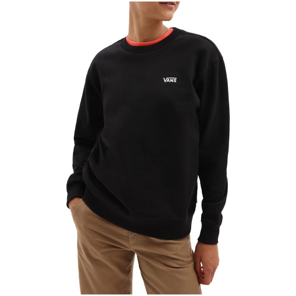 Felpa Da Donna Girocollo Boyfriend Flying V Nera Taglia S Codice Vn0a5aq1blk - Foto 1