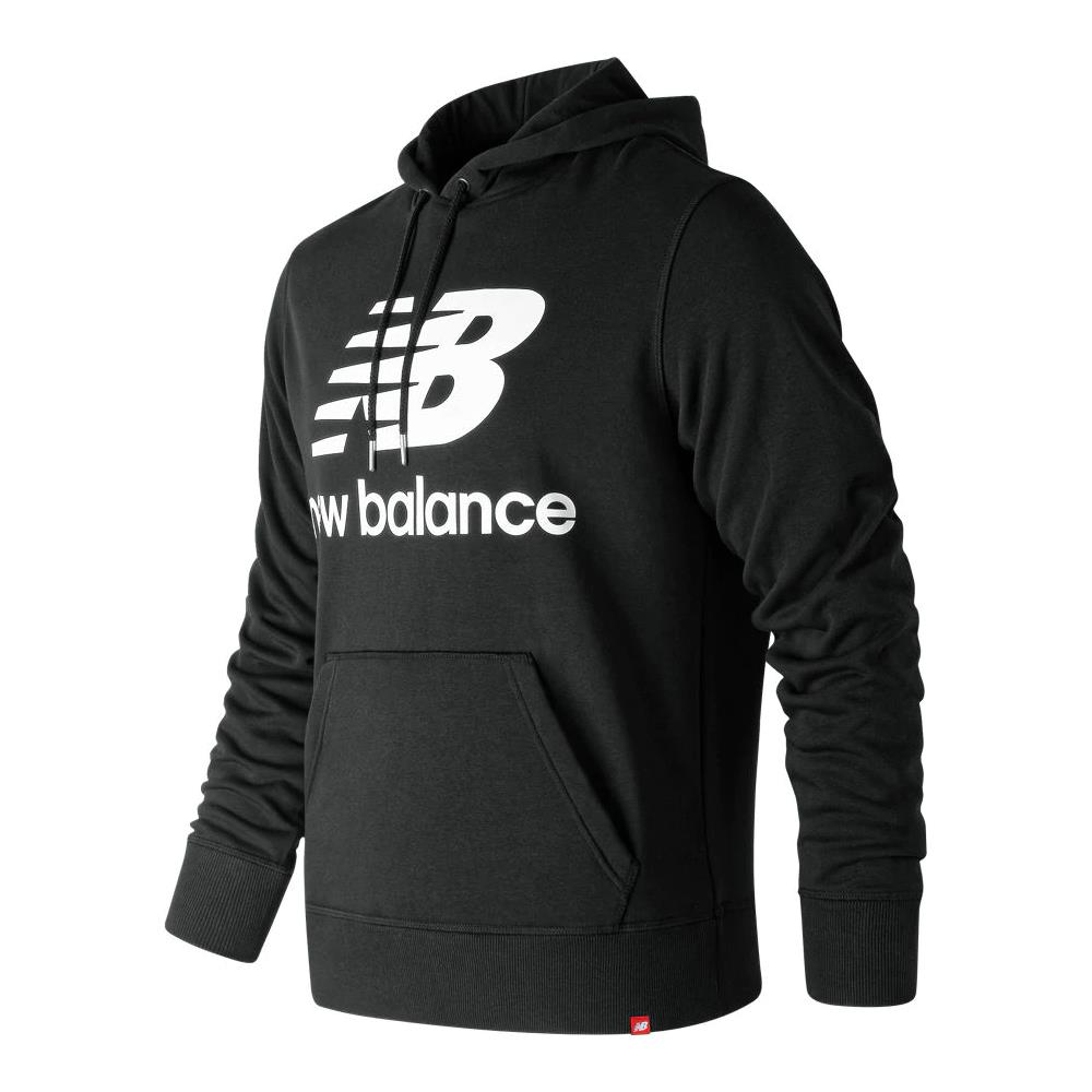 Felpa Con Cappuccio Uomo Essentials Stacked Logo Nera Taglia S Codice Mt91547bk - Foto 1