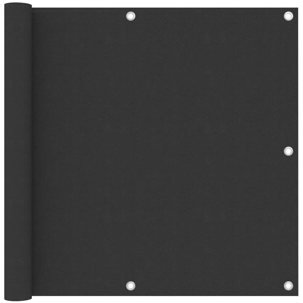 Paravento da Balcone Antracite 90x300 cm in Tessuto Oxford - Foto 1