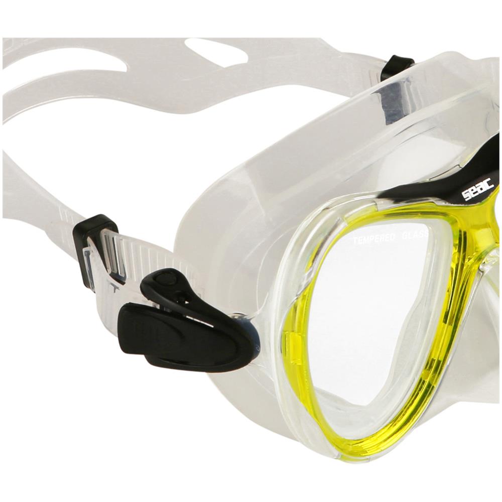 Maschera Capri Trasparente Trasparente / giallo - Foto 2