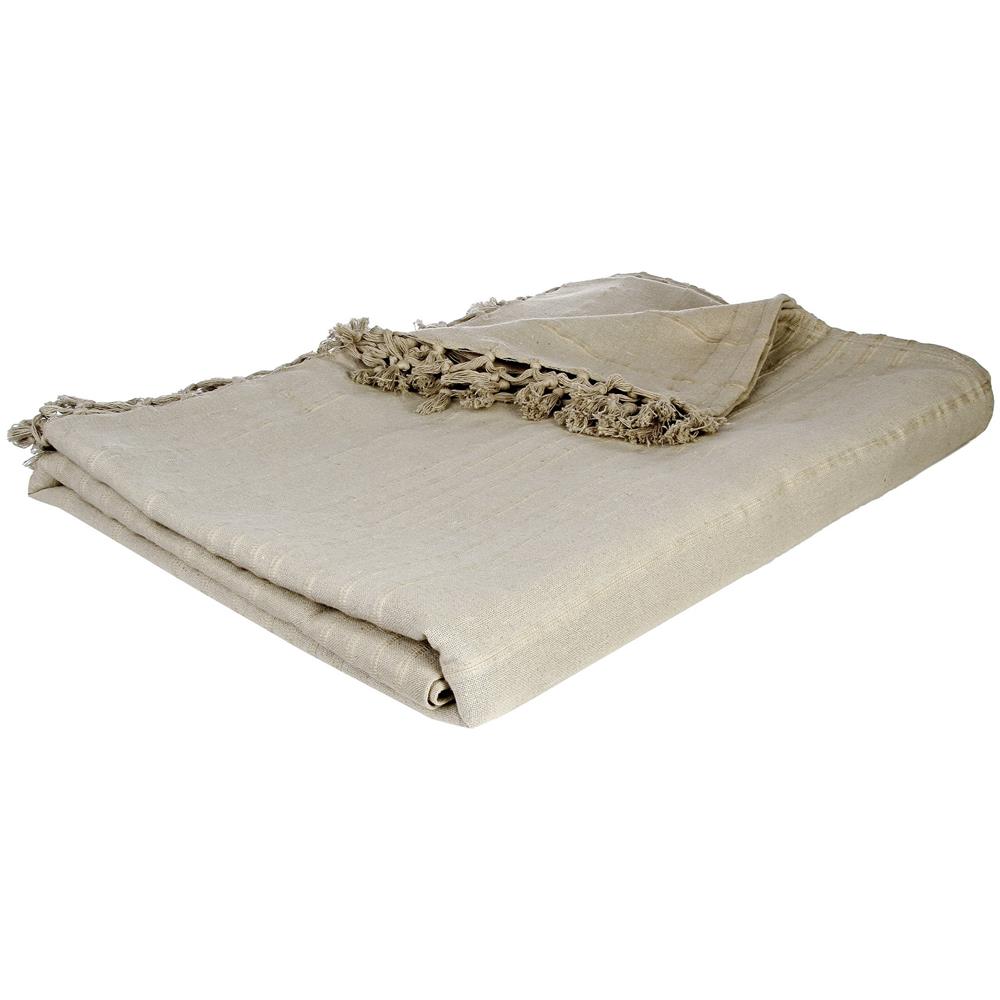 Copriletto In Cotone 230 X 250 Cm, Colore Beige, Atmosphera - Foto 1