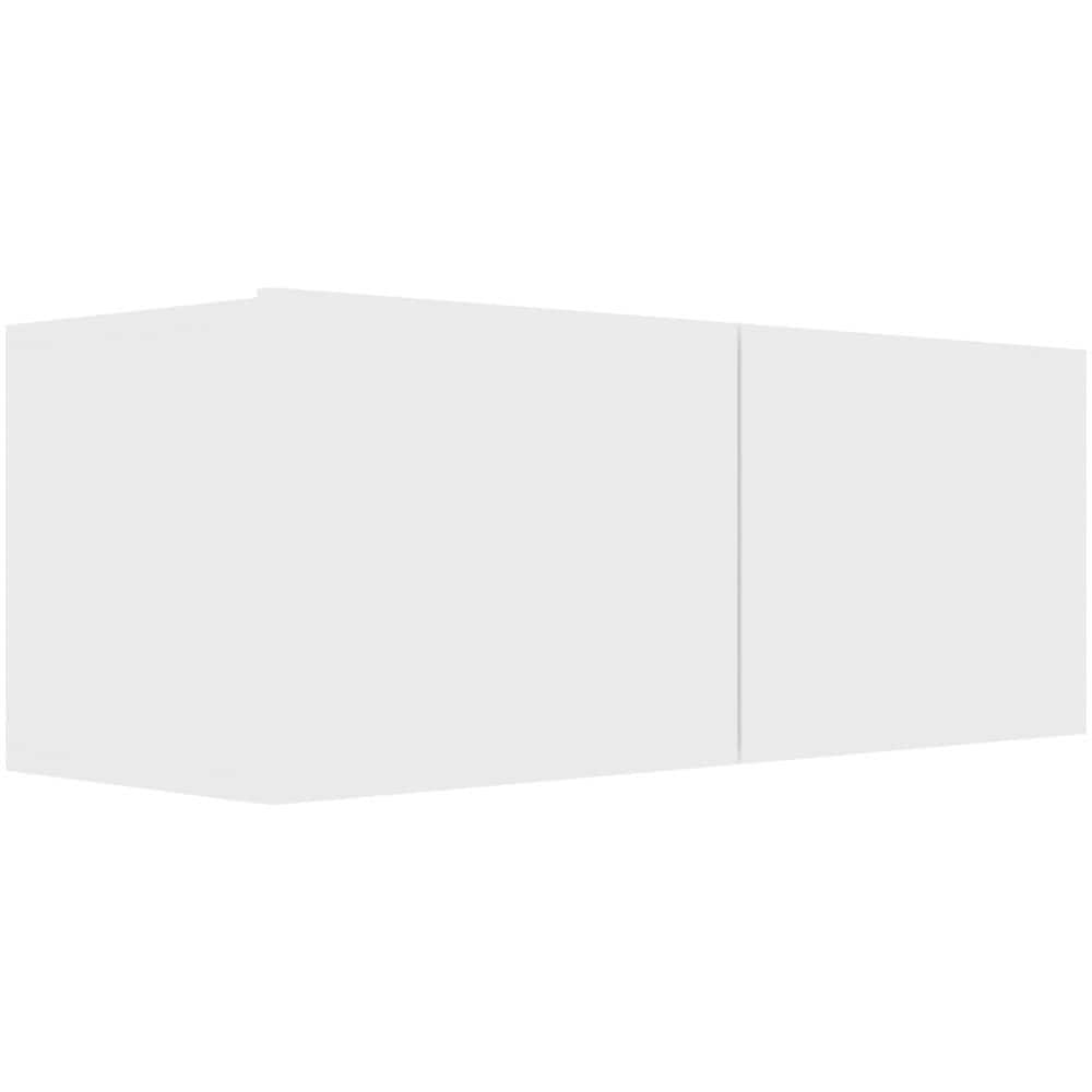 Set Mobili Porta TV 4 pz Bianco in Legno Multistrato - Foto 2