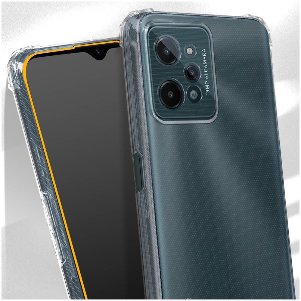 Cover Gel Di Silicone Per Realme C31 Trasparente Angoli Rinforzati - Foto 2
