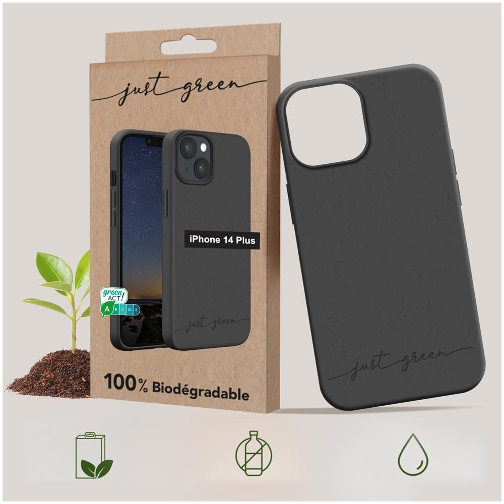 Cover Biodegradabile Per Iphone 14 Plus Nera - Foto 5