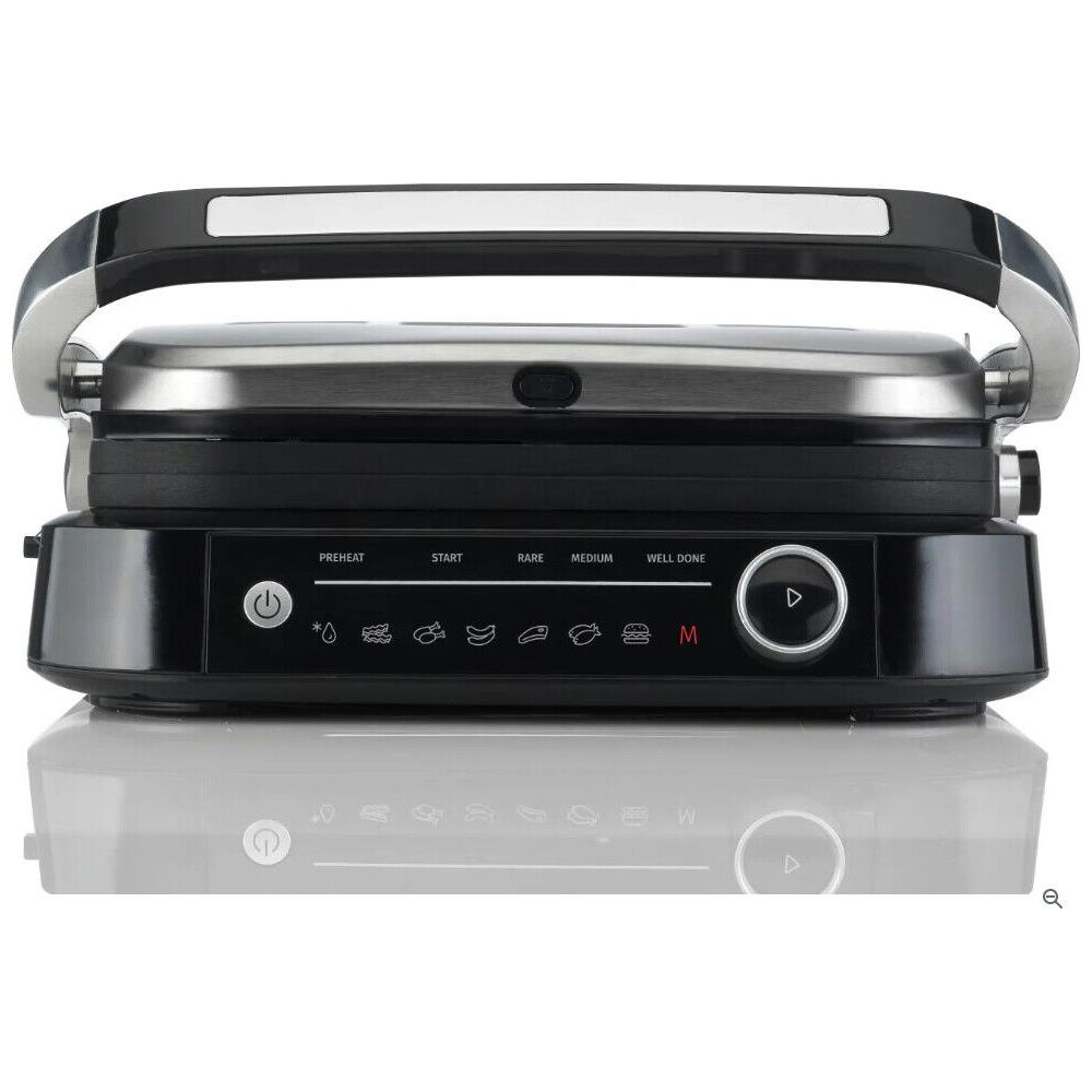 Piastra Elettrica SMART CONTACT GRILL HCG2100S Potenza 2100 Watt Colore Nero / Acciaio inossidabile - Foto 2