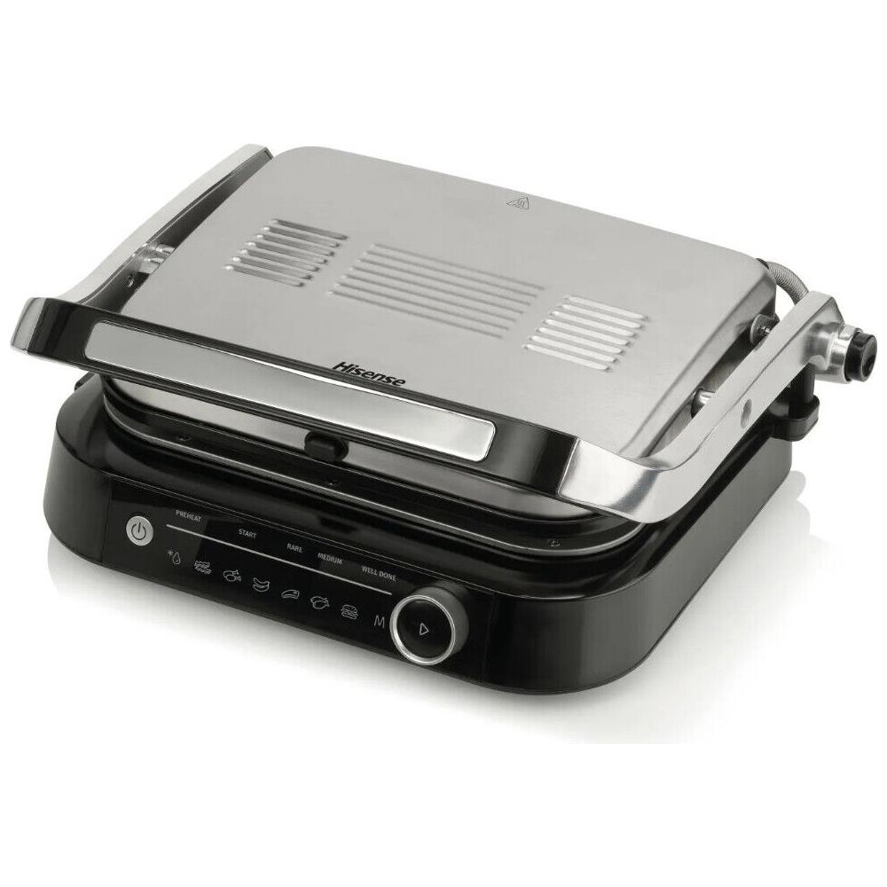 Piastra Elettrica SMART CONTACT GRILL HCG2100S Potenza 2100 Watt Colore Nero / Acciaio inossidabile - Foto 5