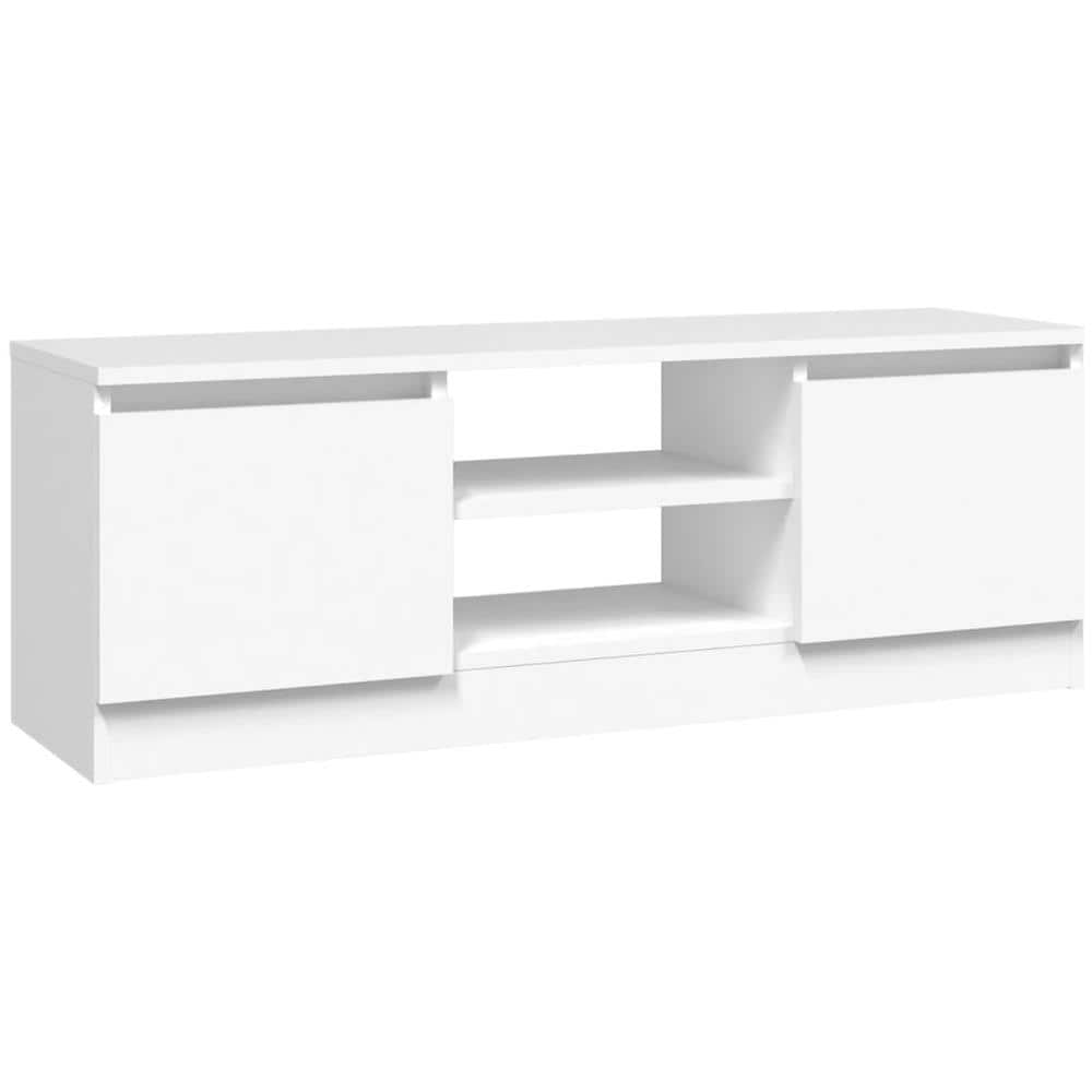 Mobile Porta TV con Anta Bianco 102x30x36 cm - Foto 2