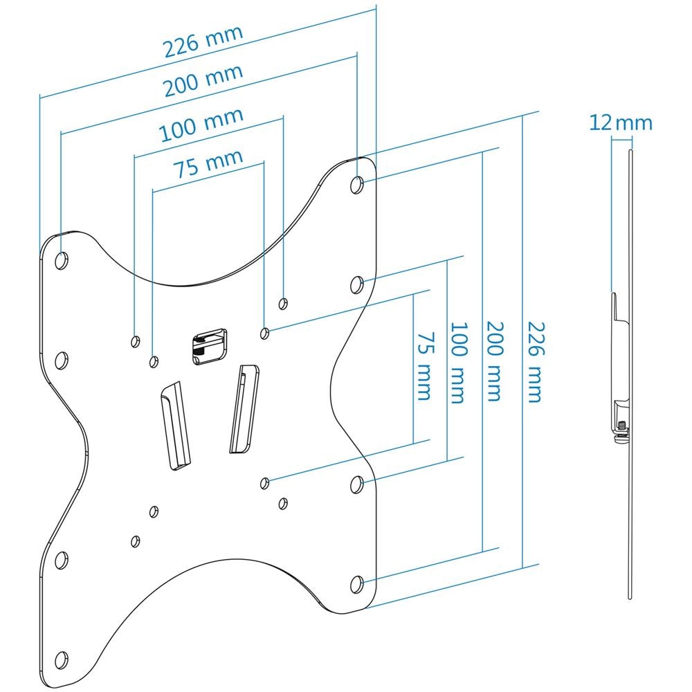 LP1242F-B Supporto TV a parete 106,7 cm (42") Nero - Foto 7
