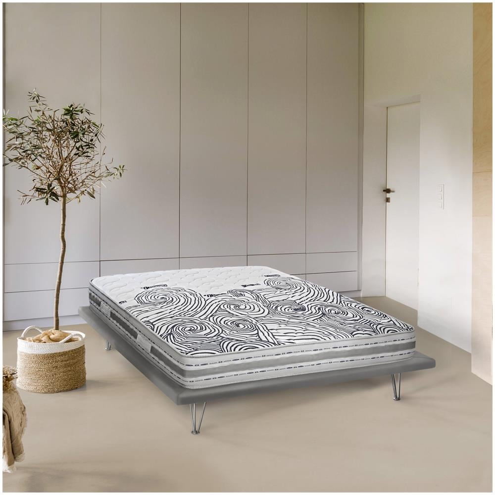 Materasso Matrimoniale Vanda, Materasso Sfoderabile In Memory Foam E Waterfoam, 100% Made In Italy, Anti Acaro E Anallergico, Cm 160x200h22 - Foto 3