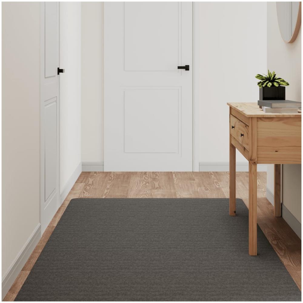Tappeto Corsia Antracite 100x180 Cm - Foto 1