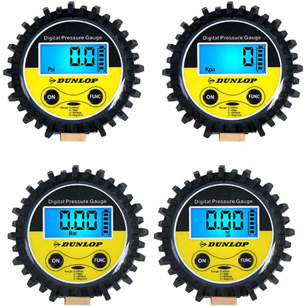 Manometro Digitale per Auto Bici Moto con Attacco Universale Tubo Aria da 30cm - Foto 3