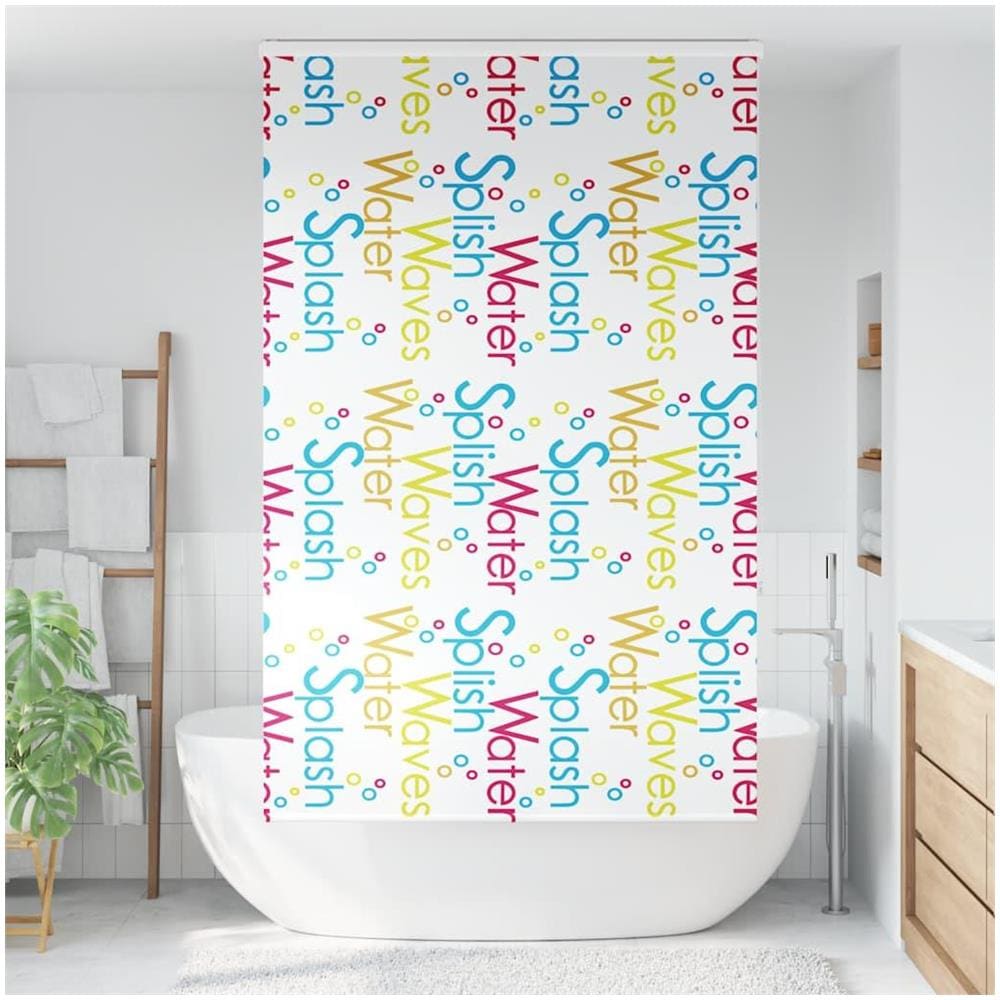 Tenda a Rullo per Doccia Cassonetto 140x240cm Larghezza Tessuto - Foto 2