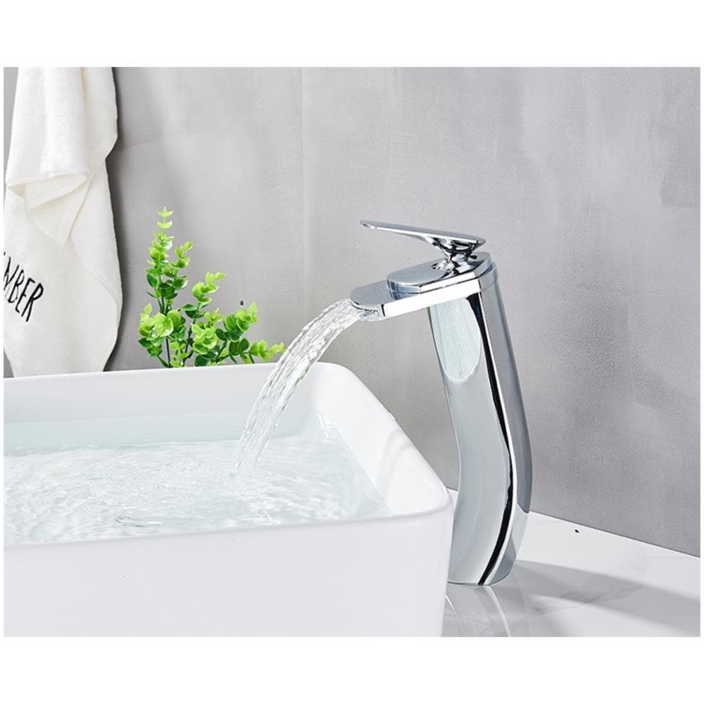 Rubinetto per lavabo da bagno, Blackswan, Cascada tipo M74, modello cromato, misura 28 cm - Foto 2