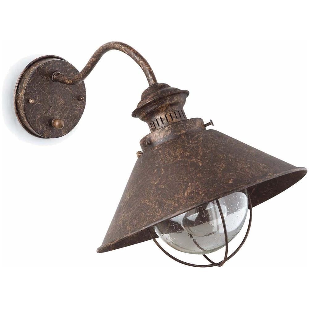 Faro 71110 - Náutica Lampada Da Parete Marrone Ossido 260diam - Foto 2