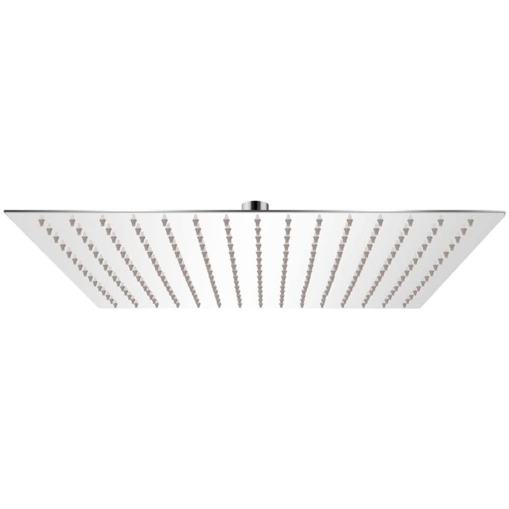 Soffione Doccia Fisso Quadrato 8 Pollici In Acciaio Inox – Girevole Con 81 Ugetti In Silicone Anticalcare
