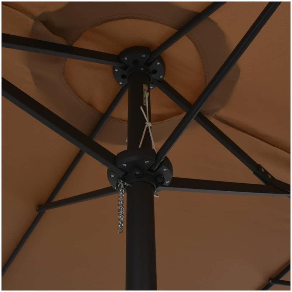 Ombrellone Da Esterni Palo In Alluminio 460x270cm Grigio Talpa - Foto 2