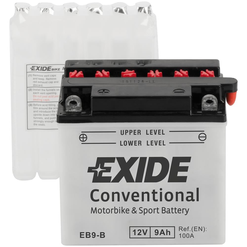 Exeb9b Batteria 12v Bike Conventional 9 Ah 100 A - Foto 2