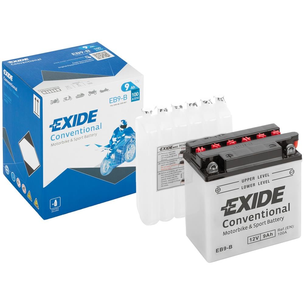 Exeb9b Batteria 12v Bike Conventional 9 Ah 100 A - Foto 3