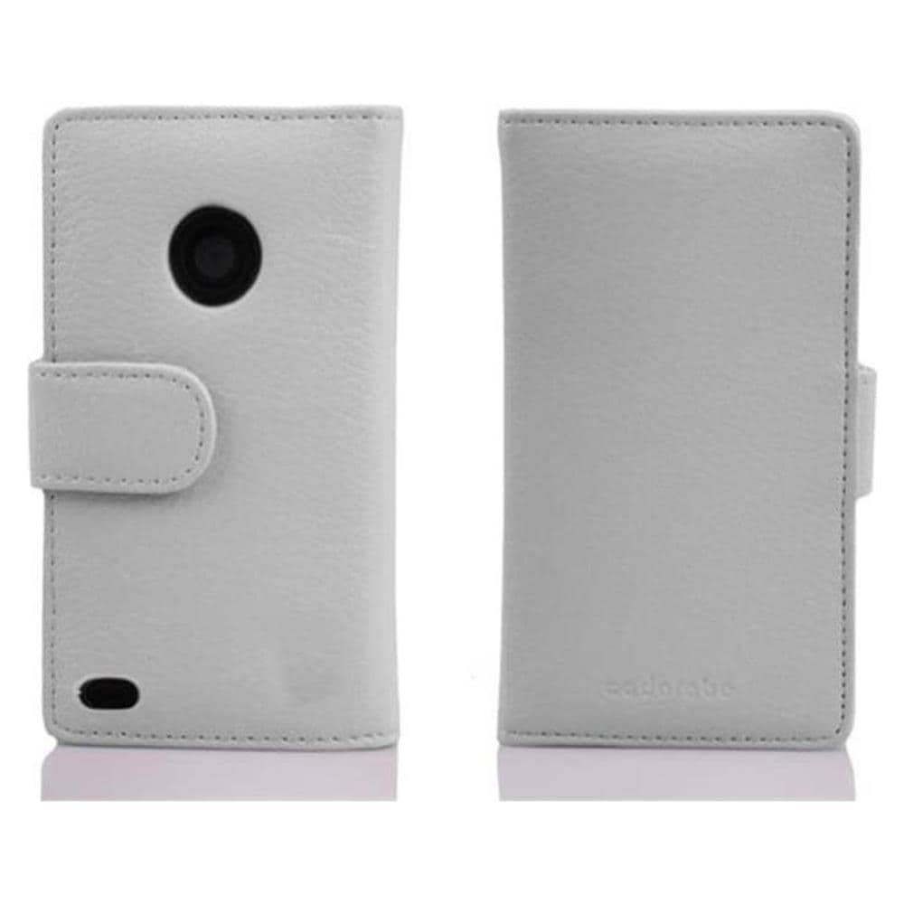 Cadorabo Custodia Compatibile Con Htc Desire 300 In Magnesio Bianco - Coperchio Protettivo In Ecopelle Testurizzata E Tasca Per Carte Di Credito - Foto 2