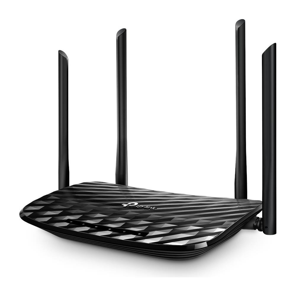 Router Wireless Archer A6 Dual-Band AC1200 4x Gigabit Ethernet LAN + 1 WAN Colore Nero - Foto 1
