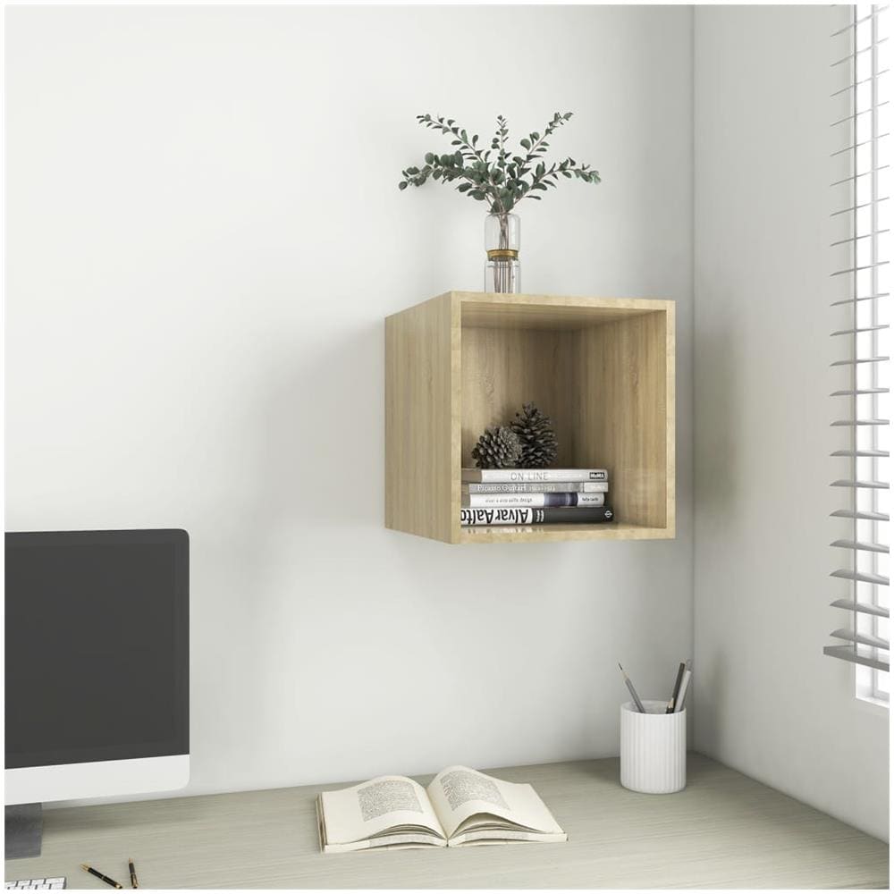 Mobile a Muro Rovere Sonoma 37x37x37 cm in Legno Multistrato - Foto 1