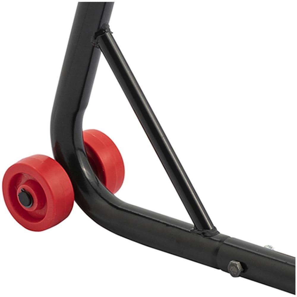 Cavalletto Anteriore Alza Solleva Moto Regolabile Universale 4 Ruote Nero - Foto 3