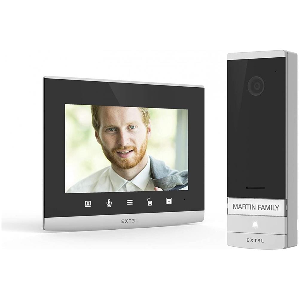 Videotelefono Connesso Con Schermo Da 7 Pollici E Tasti A Sfioramento - Extel - Foto 1