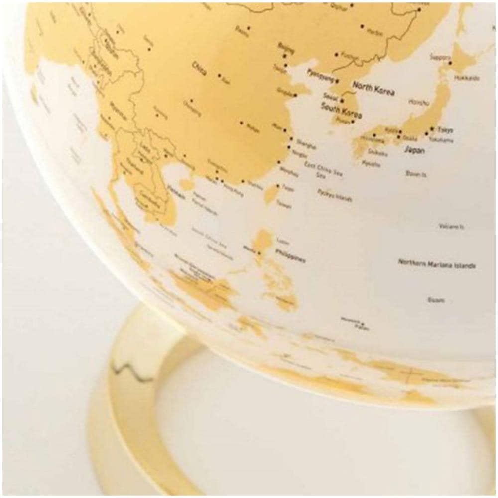 Mappamondo Luminoso Light & Colour Ø 30 Cm - Metallo Dorato - Foto 2