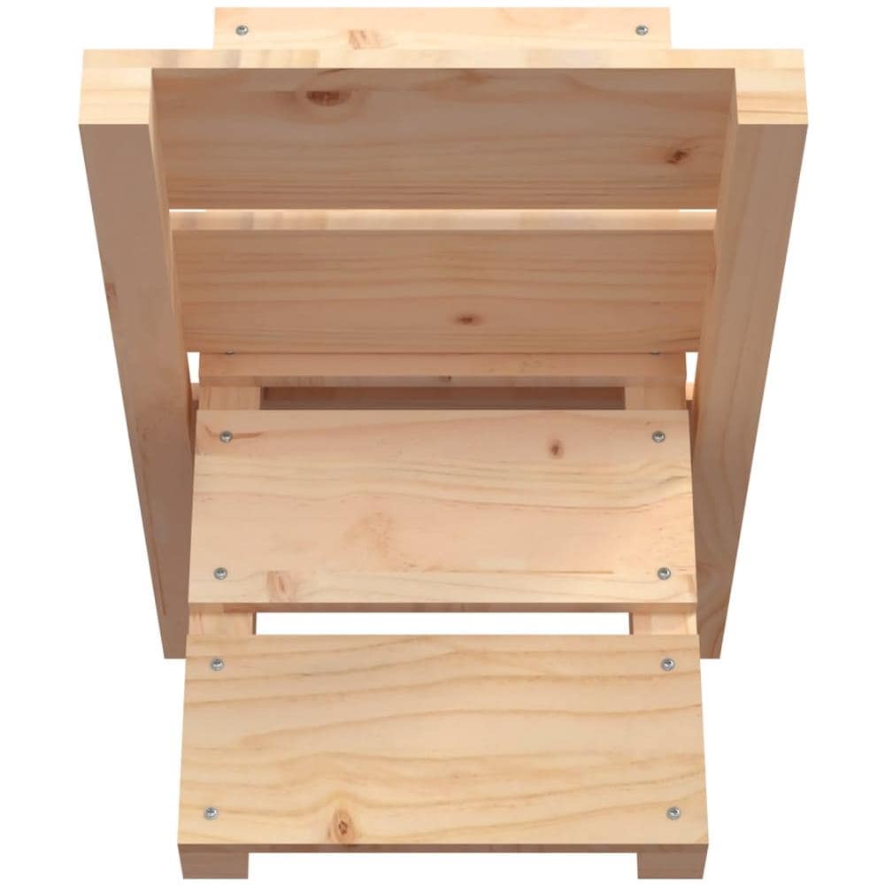 Portaceppi 47x39,5x48 cm in Legno Massello di Pino - Foto 7