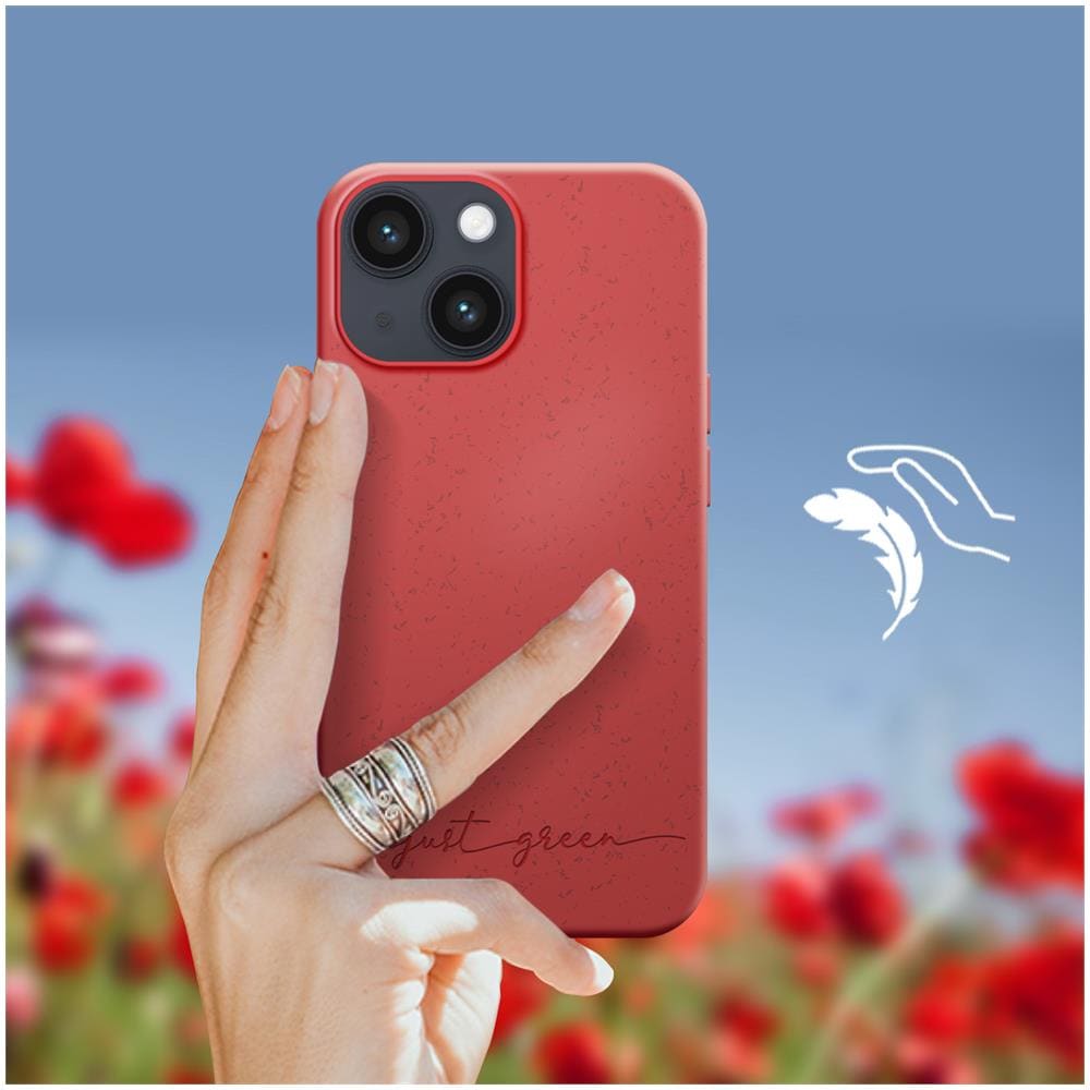 Cover Biodegradabile Per Iphone 14 Rossa - Foto 2