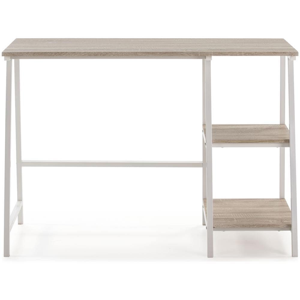 Scrivania Lisboa Bianco, Stile Nordico, 105 X 47 X 75 Cm - Foto 2