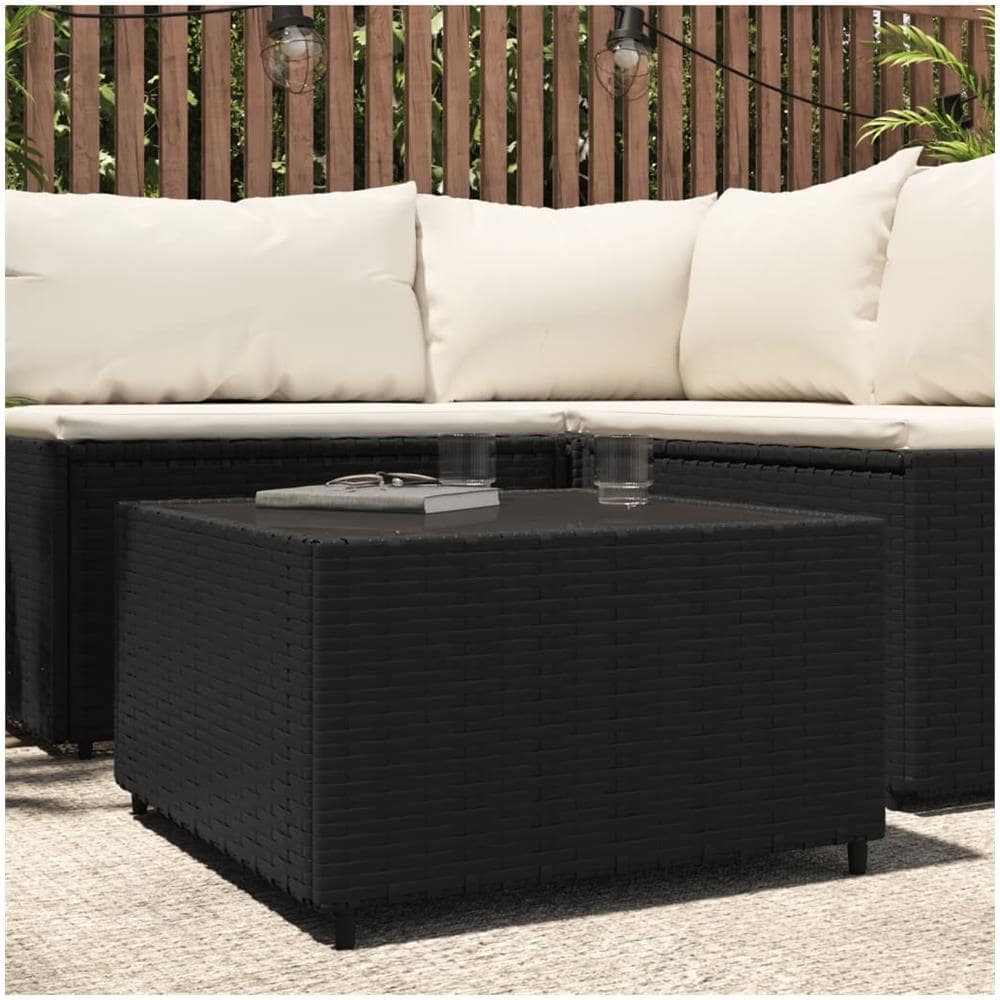 Tavolino Quadrato Da Giardino 50x50x30cm In Polyrattan - Foto 1