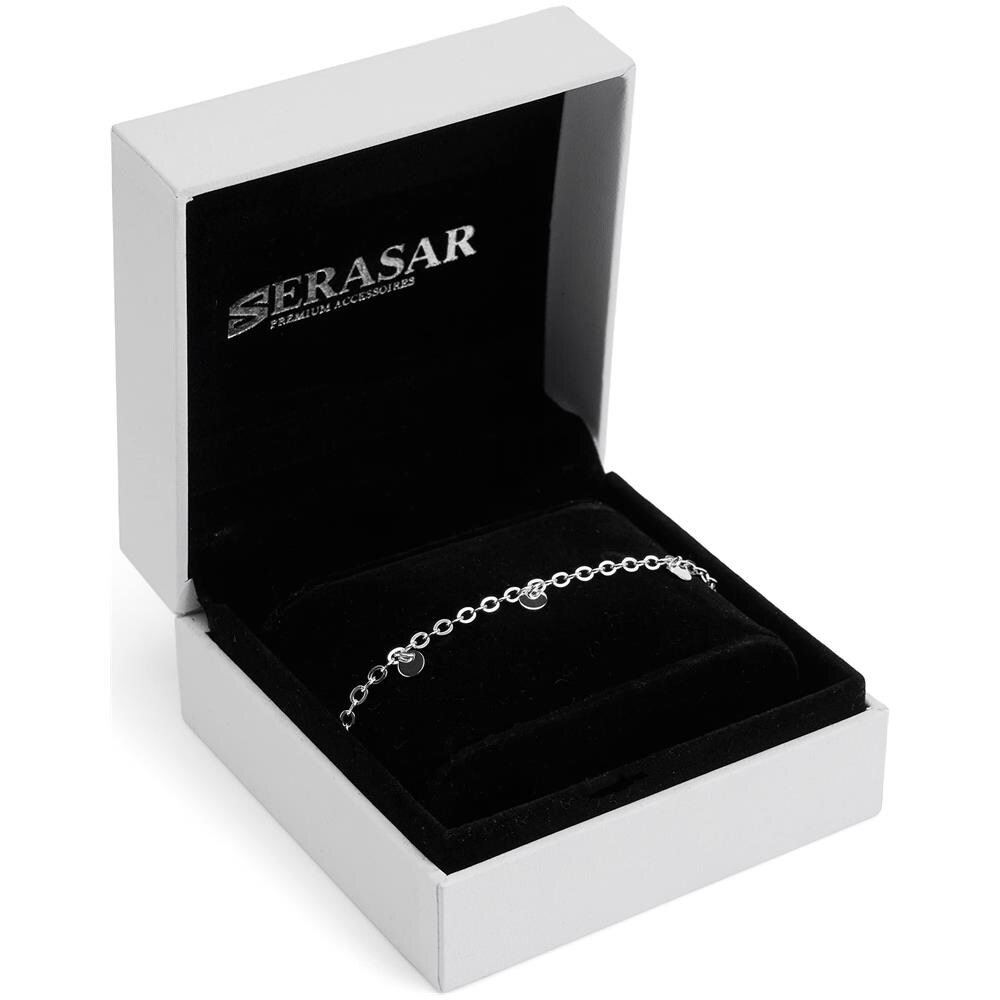 Cavigliera in Argento Sterling, ""Coin"", Argento - Foto 3