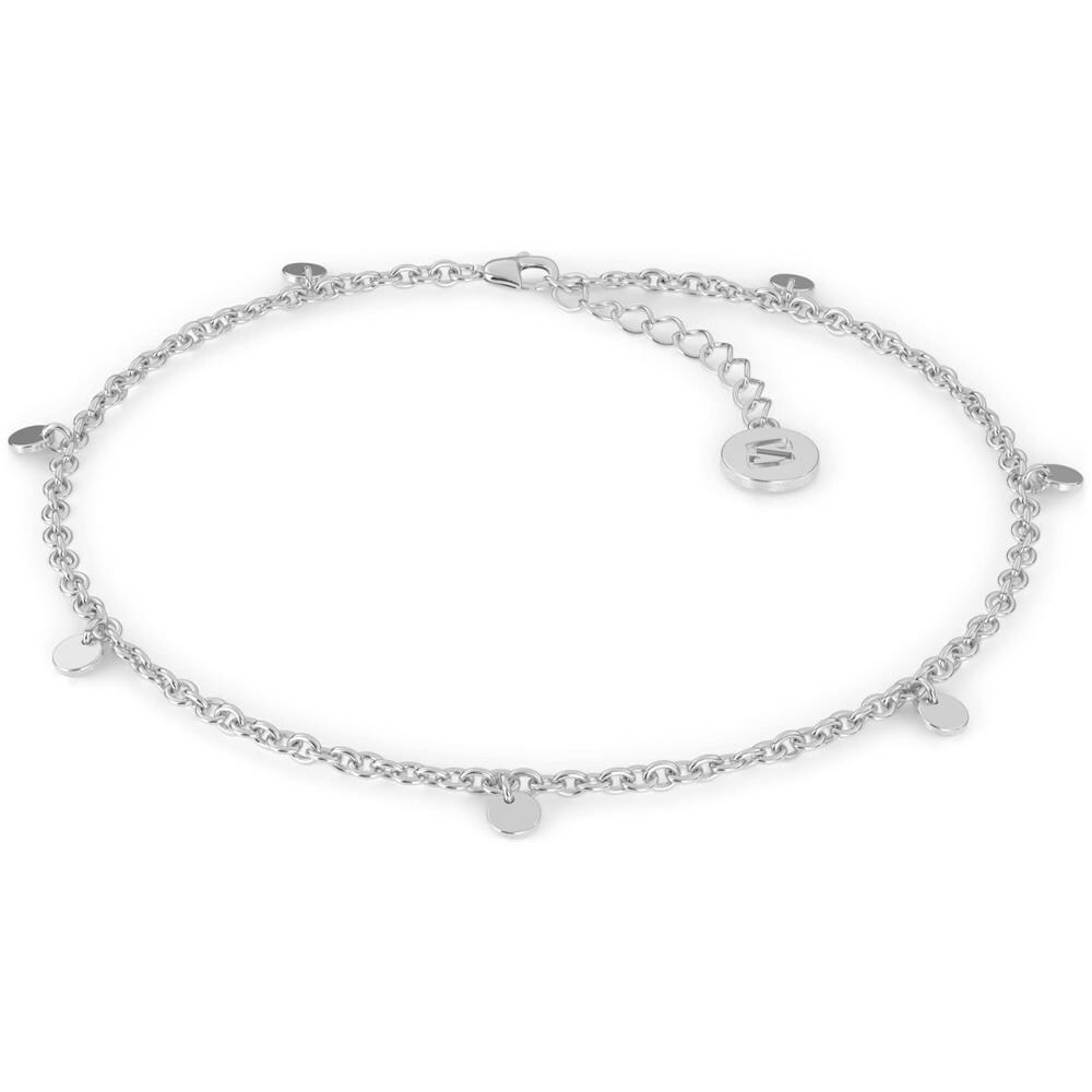 Cavigliera in Argento Sterling, ""Coin"", Argento - Foto 1