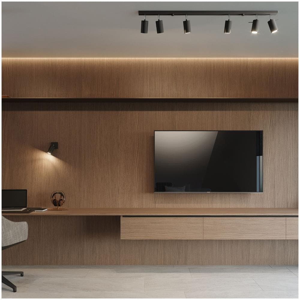 Lampada A Parete Ring Nero Un Interruttore Sl. 1049 - Moderno Lampade Da Parete Nero 16x8x8 Cm - Foto 7