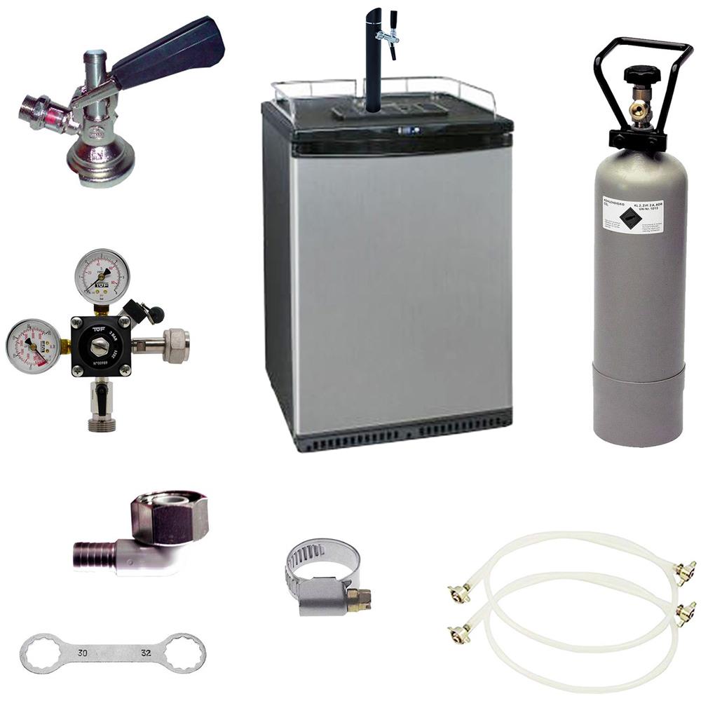 Set Completo - Spillatore Birra, Dispenser Birra, Macchina Per Birra Incl Colonna Birra E Rubinetto, Keg:type S - Foto 1