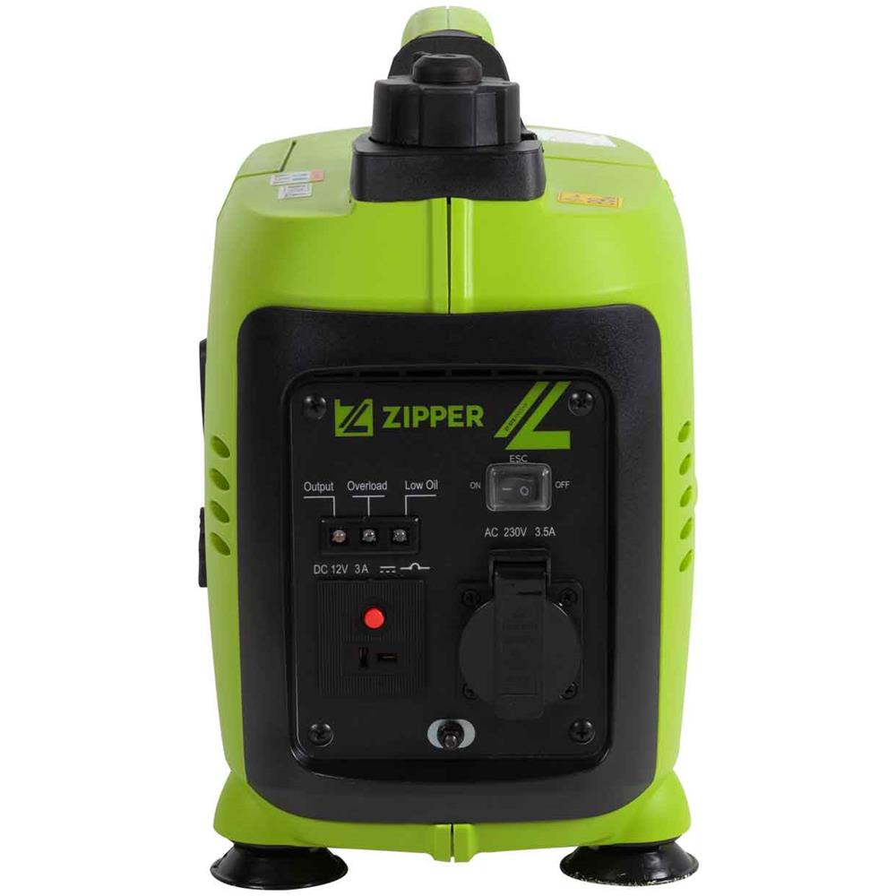 ZI-STE1000INV gruppo elettrogeno 800 W 1,55 L Benzina Nero, Verde - Foto 3