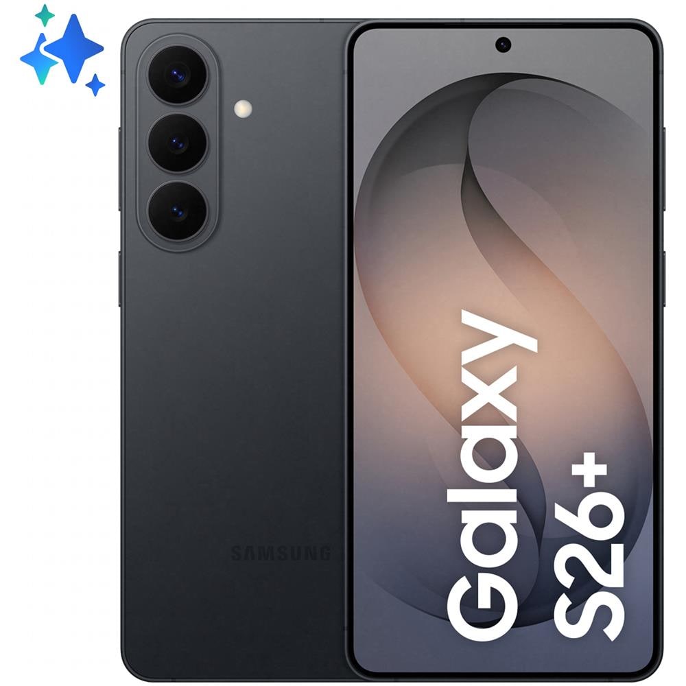 Galaxy S26 Plus 5G AI 512GB 12GB Ram Display 6.7" Dynamic Amoled 2X 120Hz Main Camera 50MP DualSim (nanoSim+eSim) Android 16 Exynos 2600 4900mAh Black - Foto 1