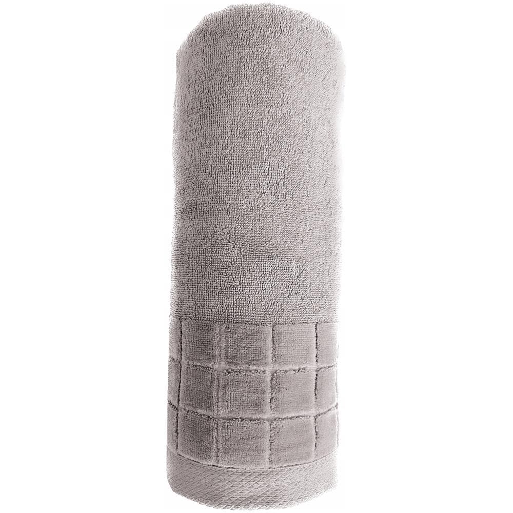 Asciugamano Larisa 70x140 cm 500 g - Sepia - Morbido - Assorbente - 100% cotone - Foto 1