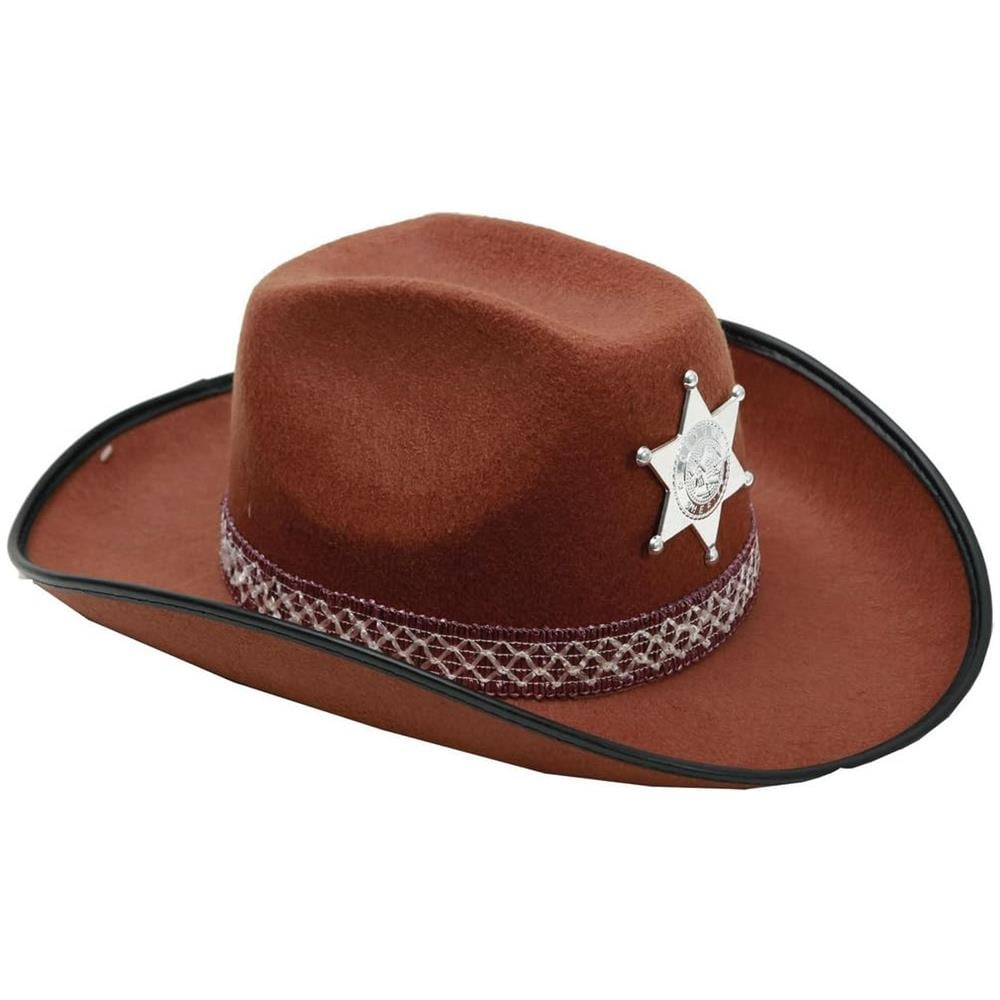 Cappello da cowboy marrone 58 cm - Foto 1