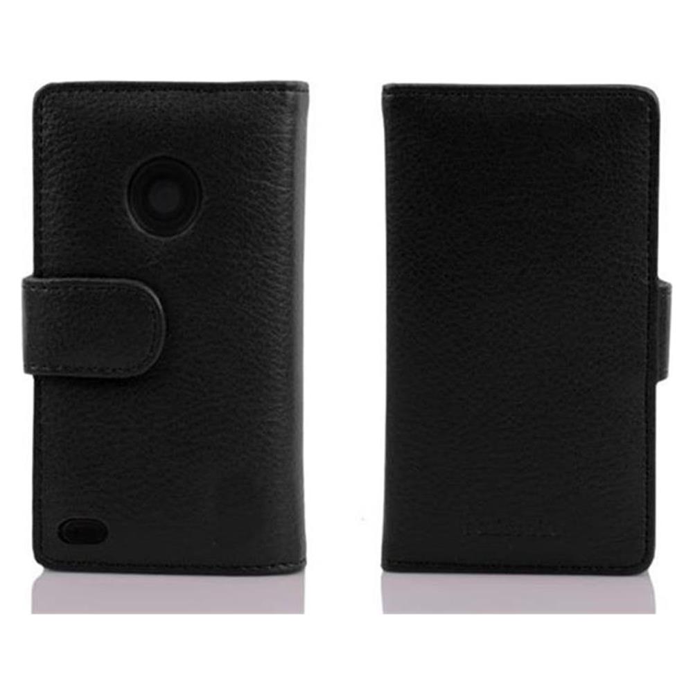 Cadorabo Custodia Compatibile Con Htc Desire 300 In Nero Ossido - Coperchio Protettivo In Ecopelle Testurizzata E Tasca Per Carte Di Credito - Foto 2