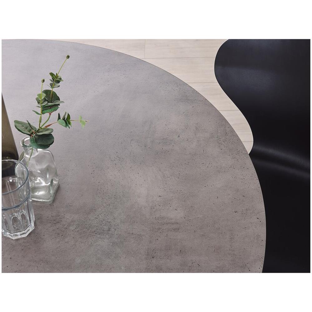 Tavolo Da Pranzo Odeon Grigio Effetto Cemento 120 Cm 120 Cm - Foto 2