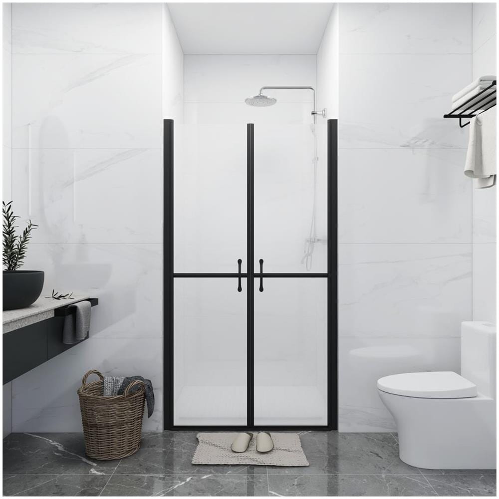 Porta Per Doccia In Esg Satinato (83-86) x190 Cm - Foto 1