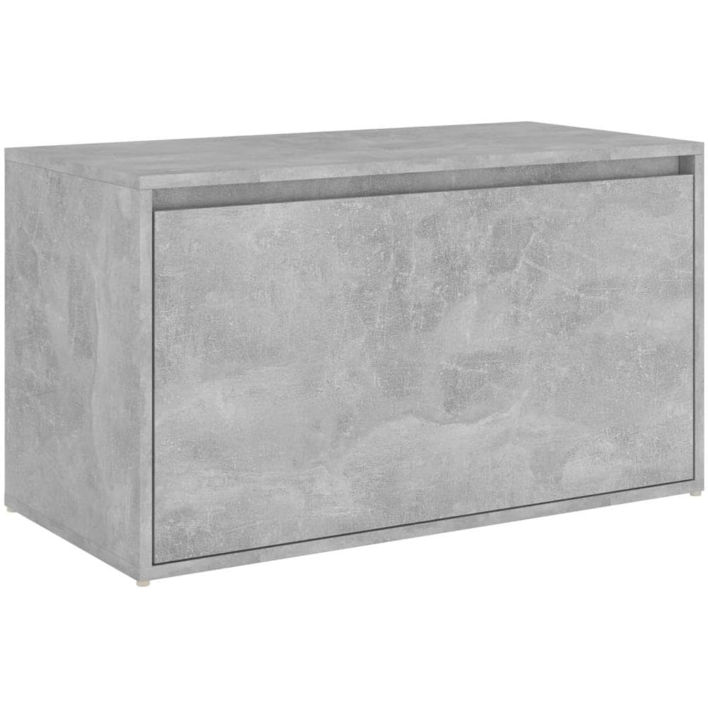 Panca da Ingresso 80x40x45 cm Grigio Cemento in Truciolato - Foto 2
