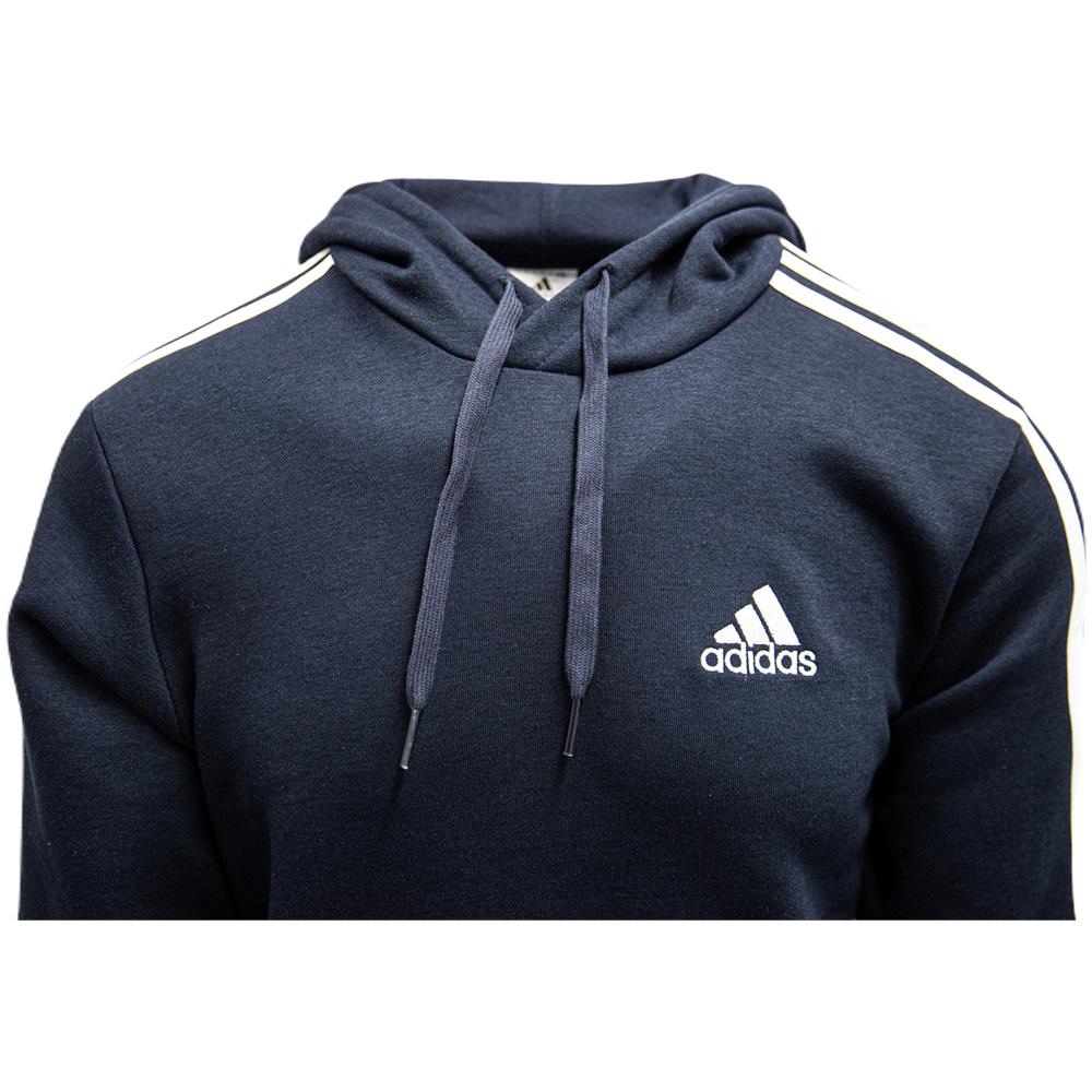 Essentials Fleece 3-stripes Gk9073, Uomini, Blu, S - Foto 2