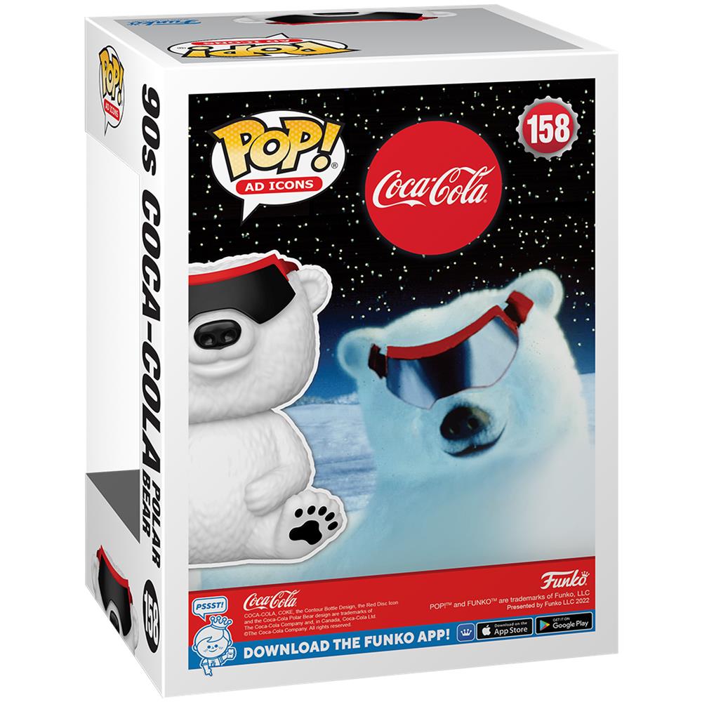 Coca-cola Pop! Ad Icons Vinyl Figure Polar Bear (90's) 9 Cm - Foto 4