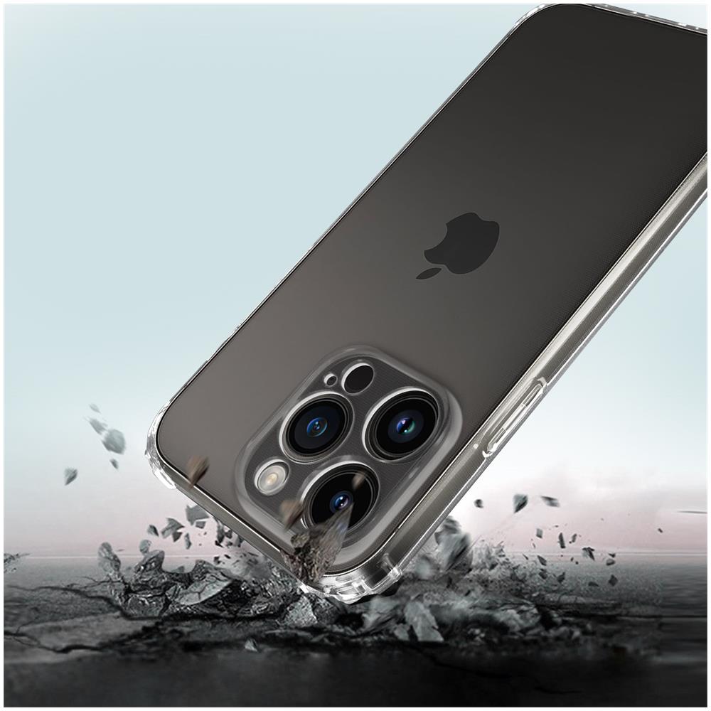 Cover Gel Di Silicone Per Iphone 14 Pro Trasparente Angoli Rinforzati - Foto 5