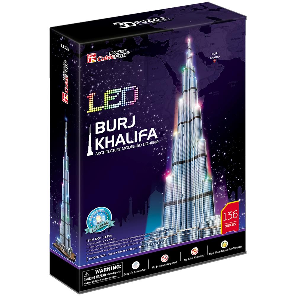 Puzzle 3d Burj Khalifa (das Licht) (da-20508) - Foto 4
