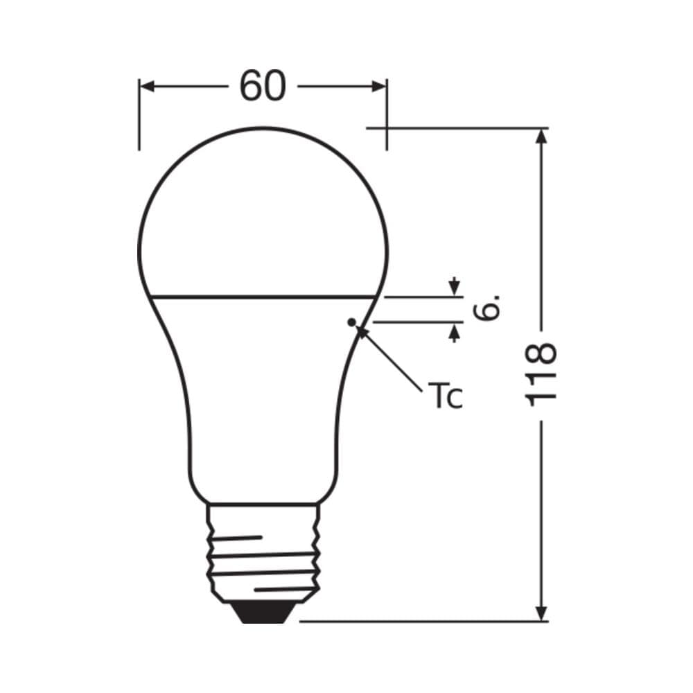 Pack 3 Lampadina Led Bellalux A E27 Opale 13w 1521lm 2700k Ip20 200° [lv-4058075595583] - Foto 2