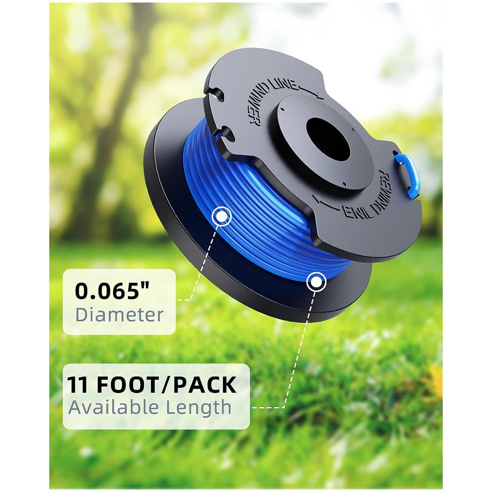 Confezione Da 9 Bobine Di Ricambio Con 2 Coperture Per Decespugliatore Ryobi Multicolore - Foto 2